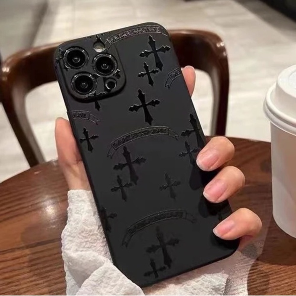 Matte Gothic Cross IPhone X/XR Case